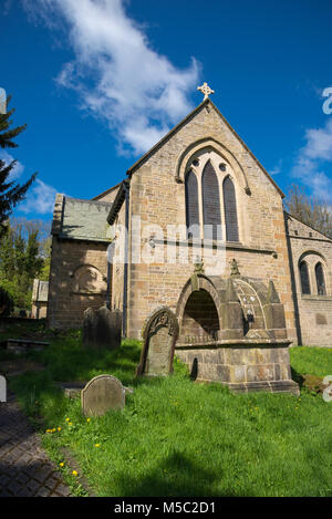 St James' Church à Taxal près de Whaley Bridge, Derbyshire, Angleterre. Banque D'Images