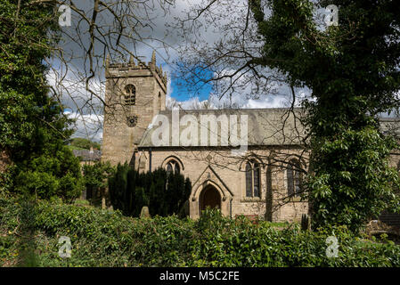 St James' Church à Taxal près de Whaley Bridge, Derbyshire, Angleterre. Banque D'Images