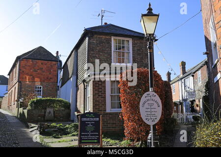 Les galets d'Hylands Yard, de la menthe, Rye, East Sussex, Angleterre, Grande-Bretagne, Royaume-Uni, UK, Europe Banque D'Images