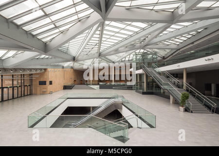 Bonn, Regierungsviertel (Bundesviertel, Parlamentsviertel), ONU-Campus, World Conference Center Bonn, Foyer, Architekturbüro oui-oui-archi architecture Banque D'Images