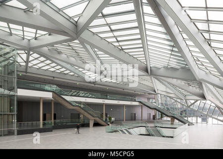 Bonn, Regierungsviertel (Bundesviertel, Parlamentsviertel), ONU-Campus, World Conference Center Bonn, Foyer, Architekturbüro oui-oui-archi architecture Banque D'Images