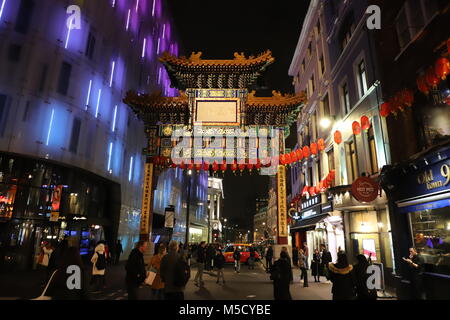 Le Nouvel An chinois à Londres Banque D'Images