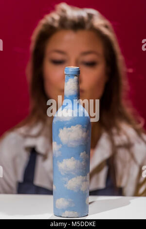 Londres, Royaume-Uni. Feb 22, 2018. Faits saillants des ventes de phare de Londres, impressionniste, moderne et surréaliste de l'Art Contemporain chez Sotheby's Londres. Crédit : Guy Bell/Alamy Live News Banque D'Images