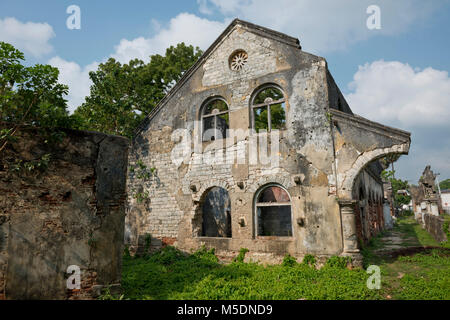 Sri Lanka, la région, l'Asie, Jaffna, ruine Banque D'Images