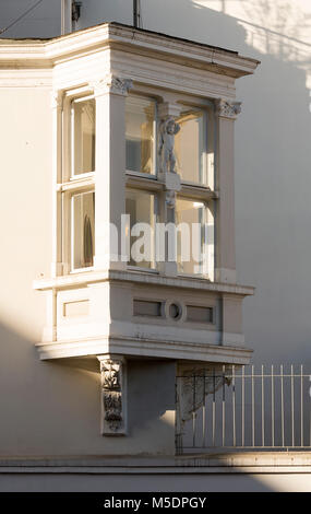 Krefeld, Wohnhaus Schwertstraße, Erker Banque D'Images