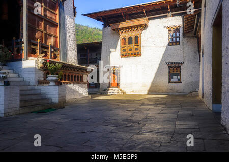 Simtokha Dzong, forteresse, de Thimphu, Bhoutan, Thimphu Banque D'Images