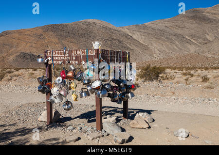 Teakettle Junction, Death Valley National Park, Californie Banque D'Images