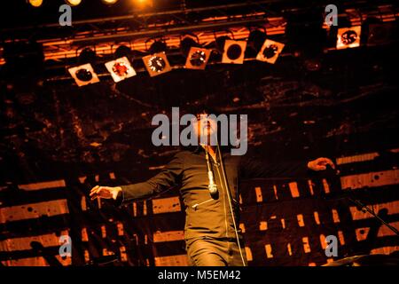 Milan, Italie. 22 février 2018 à l'entraînement en live sur Alcatraz © Roberto Finizio / Alamy Live News Banque D'Images