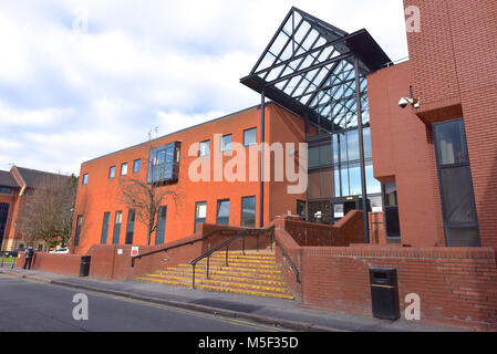 Leicester Crown Court. Banque D'Images