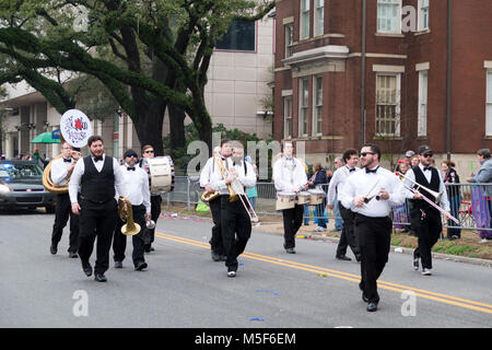 Défilé de Mardi Gras de Mobile, Alabama. Banque D'Images