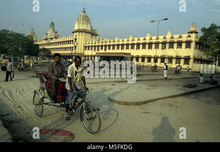 Gare, Varanasi, Uttar Pradesh, Inde, Asie Banque D'Images