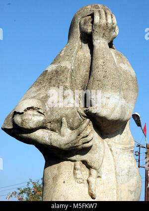 Mère avec enfant mort memorial, Bhopal, Madhya Pradesh, Inde, Asie Banque D'Images