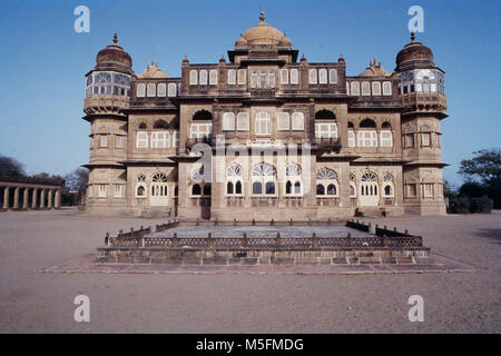 Vijay Vilas palace en Mandvi, Kutch, Gujarat, Inde Banque D'Images