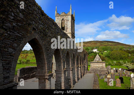Baltinglass Abbey, abbaye cistercienne fondée en 1148, Baltinglass, comté de Wicklow, Irlande Banque D'Images