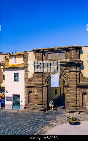 Italie Latium Rieti Porta San Francesco Banque D'Images