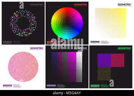 La simplicité de conception géométrique et définir des lignes pures et formes Illustration de Vecteur
