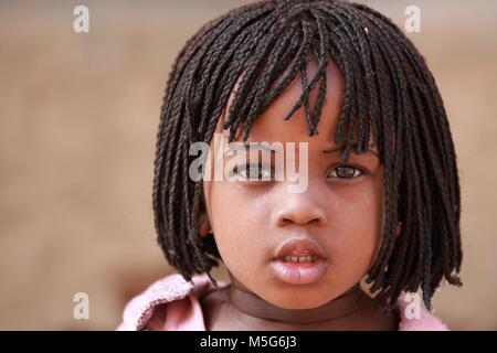 Girl en Afrique Banque D'Images