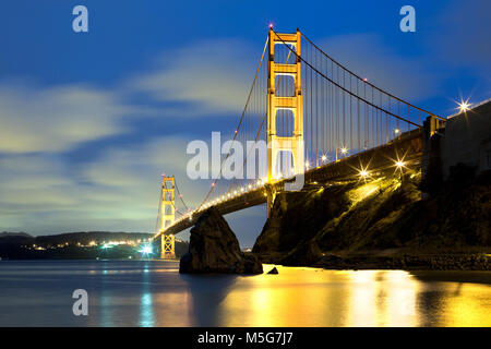 Le Golden Gate Bridge à San Francisco, Californie, USA Banque D'Images