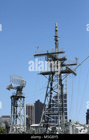 Les navires amarrés à Sydney, Australie Banque D'Images