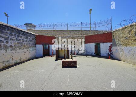 Vue de la prison de Fremantle situé près de Perth en Australie occidentale, maintenant un musée mémorial et site du patrimoine mondial de l'UNESCO Banque D'Images