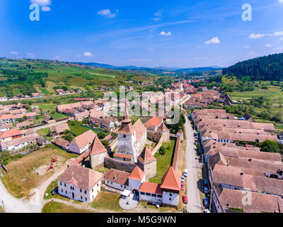 Archita en église fortifiée village Saxon Archita Transylvanie Roumanie Banque D'Images