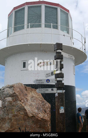 Vieux phare de Cape Point, Cape Town, Afrique du Sud Banque D'Images