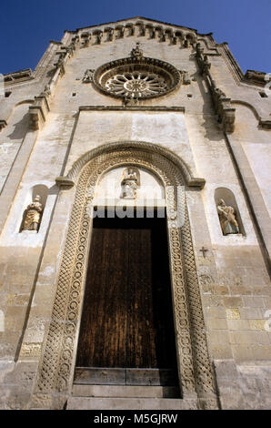 L'Italie, la Basilicate, Matera, dome Banque D'Images