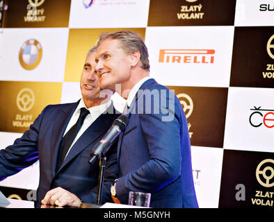 Mick Doohan,David Coulthard,Volant,prix d'or, Banque D'Images