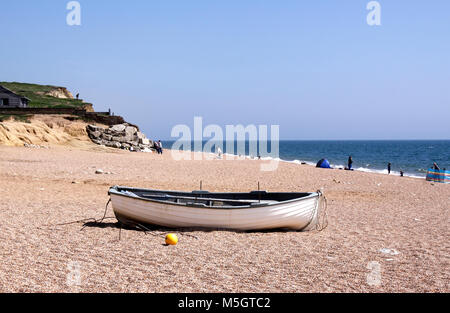 Plage BURTON BRADSTOCK RUCHE DORSET. UK. Banque D'Images