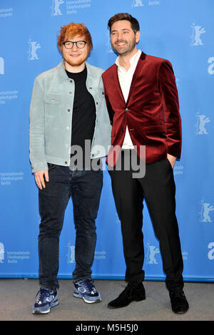 Ed Sheeran et Murray Cummings a photographié à la 'Songwriter' photo lors de la 68ème Festival du Film de Berlin à l'hôtel Grand Hyatt le 23 février 2018 à Berlin, Allemagne. Photo par John /Rasimus MediaPunch ***FRANCE, SUÈDE, NORVÈGE, FINLANDE, USA, DENARK, la République tchèque, l'AMÉRIQUE DU SUD SEULEMENT*** Banque D'Images