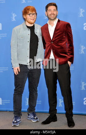 Ed Sheeran et Murray Cummings a photographié à la 'Songwriter' photo lors de la 68ème Festival du Film de Berlin à l'hôtel Grand Hyatt le 23 février 2018 à Berlin, Allemagne. Photo par John /Rasimus MediaPunch ***FRANCE, SUÈDE, NORVÈGE, FINLANDE, USA, DENARK, la République tchèque, l'AMÉRIQUE DU SUD SEULEMENT*** Banque D'Images