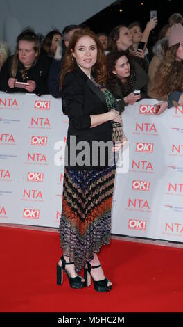 National Television Awards (23e NTAs) - Arrivées avec : Angela Scanlon Où : London, Royaume-Uni Quand : 23 Jan 2018 Credit : Lia Toby/WENN.com Banque D'Images