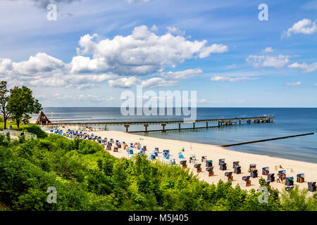 L'Allemagne, de la mer Baltique Mecklembourg-Poméranie-Occidentale, seaside resort Kühlungsborn Banque D'Images