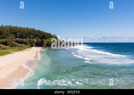 L'île Maurice, Côte Sud, océan Indien, plage Gris Gris Banque D'Images