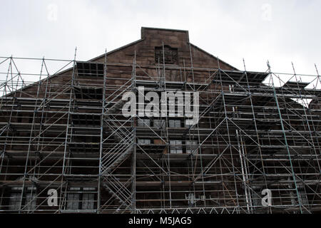 Le manège militaire en construction à Halifax, N.-É., le 8 février 2018. IMAGES DE LA PRESSE CANADIENNE/Lee Brown Banque D'Images