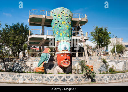 Mirador de los Shapish / Monument aux Shapish / Junín, Perú Banque D'Images