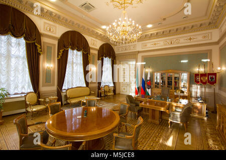 KAZAN, RUSSIE - 16 janvier 2017, à l'Hôtel de Ville - Luxe et beau lieu touristique - le bureau du maire Banque D'Images