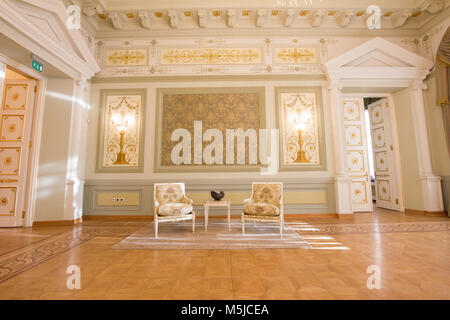 KAZAN, RUSSIE - 16 janvier 2017, à l'Hôtel de Ville - Luxe et beau lieu touristique - meubles anciens dans l'intérieur Banque D'Images