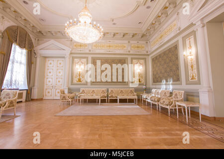 KAZAN, RUSSIE - 16 janvier 2017, à l'Hôtel de Ville - Luxe et beau lieu touristique - intérieur Banque D'Images