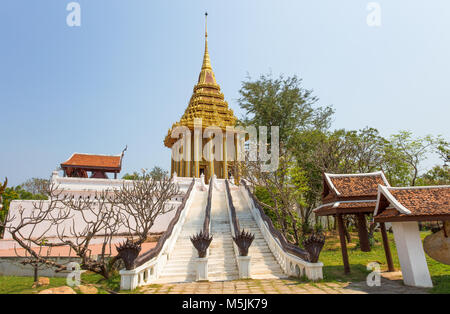 SAMUT PRAKAN, Thaïlande, mars 2017 - L'Empreinte du Bouddha, Saraburi, ville ancienne, Thaïlande Banque D'Images