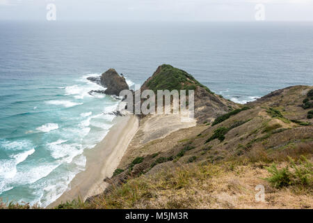 Cape Rienga ,l'extrême nord de l'Île du Nord, Nouvelle-Zélande Banque D'Images