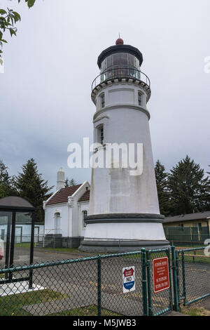 Phare d'Umpqua State Park, Gettysburg, Oregon, USA - 7 juin 2017 : l'Umpqua River Lighthouse Banque D'Images