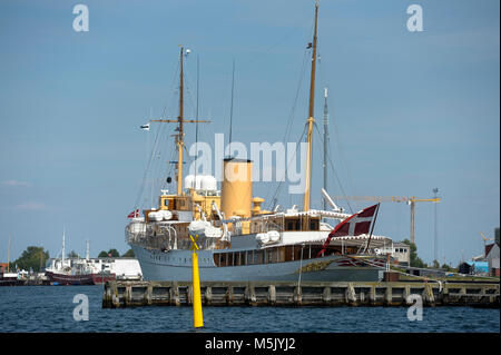 Kongeskibet Dannebrog danois (Sa Majesté) Dannebrog Yacht construit en 1932 à Copenhague, Danemark, 6 août 2015 © Wojciech Strozyk / Alamy Stock Ph Banque D'Images