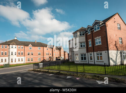 Maisons nouvellement construites dans la région de Kings Heath, Birmingham uk Banque D'Images