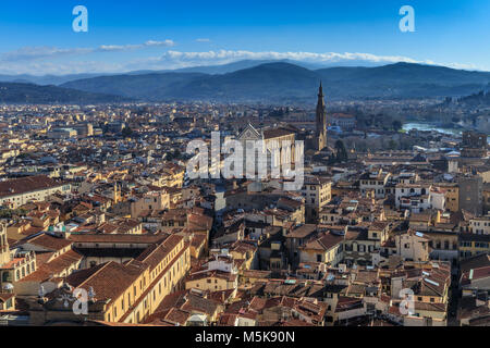 La basilique de Santa Croce à Florence Banque D'Images
