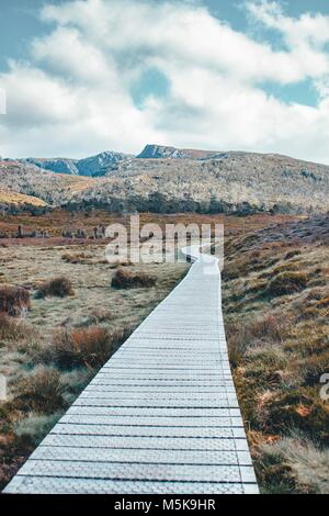 Cradle Mountain Overland Track Banque D'Images