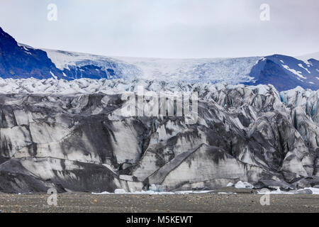 Beau Glacier dans le parc national de Skaftafell, l'islande skaftafell Banque D'Images