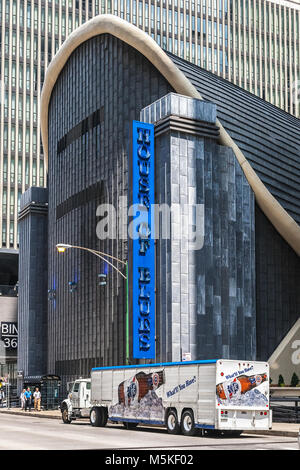 La construction de la maison du blues de Chicago situé à North Dearborn Street, New York. Banque D'Images