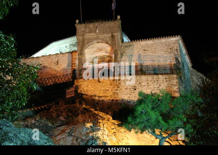 Une petite église Panagia Glykofilloussa à Petra Banque D'Images