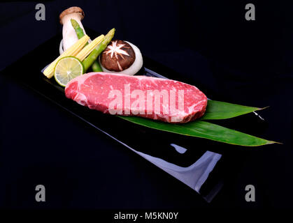 Kobe wagyu japonais ou miyasaki japon grand boeuf et cher Banque D'Images